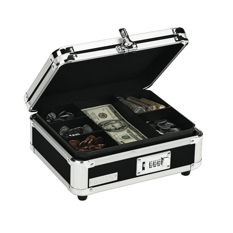 VaultzÂ® Cash Box, Black - Image 1